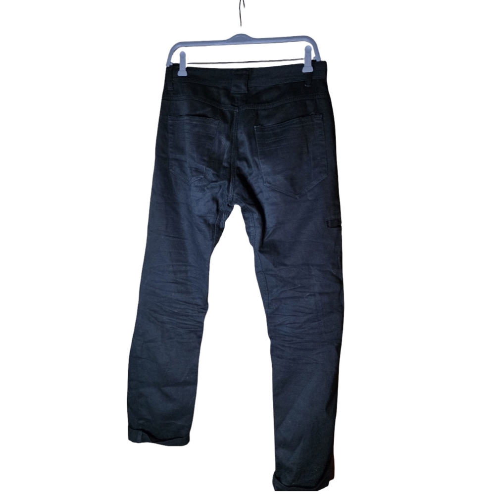 Street & Steel Black Reinforced Riding Pants W 30 L 29 - Picture 3 of 4